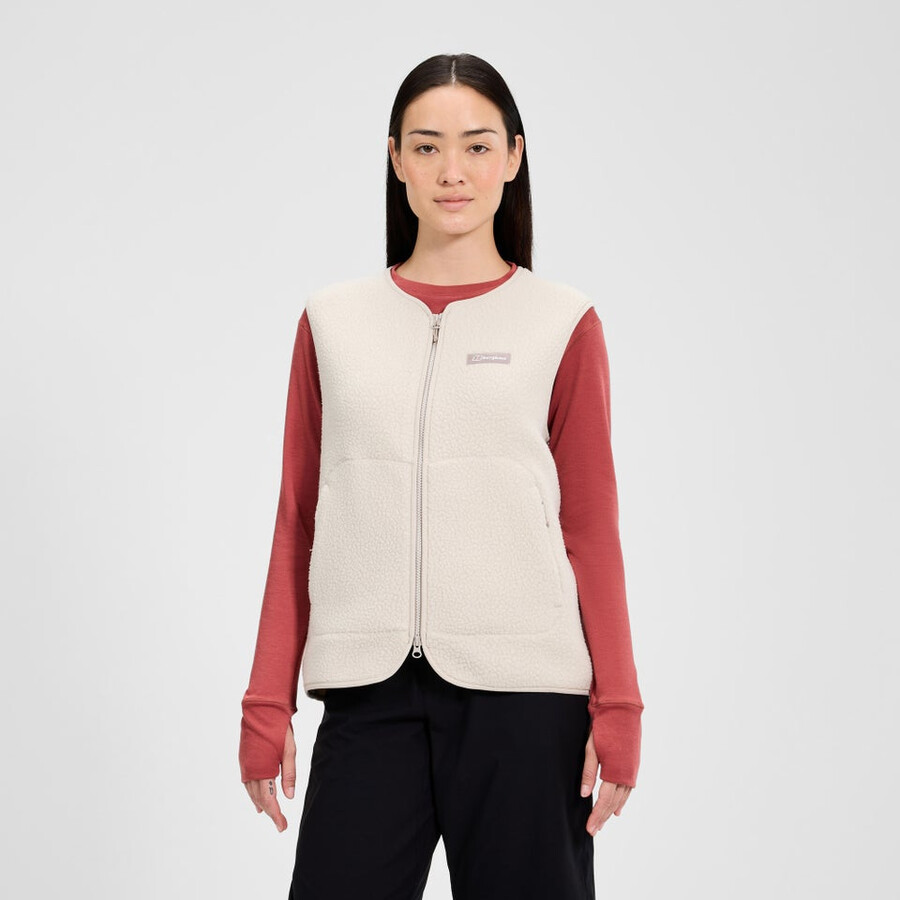 la mujer hanby relajado chaleco gris berghaus