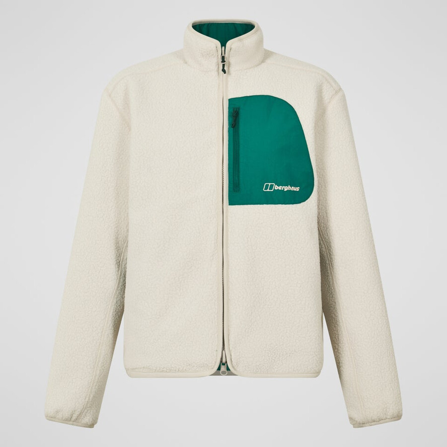 la mujer asperton chaqueta reversible - verdegris berghaus