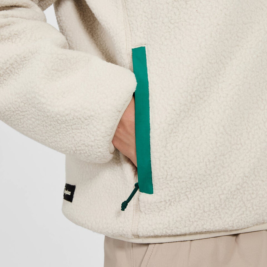 la mujer asperton chaqueta reversible - verdegris berghaus