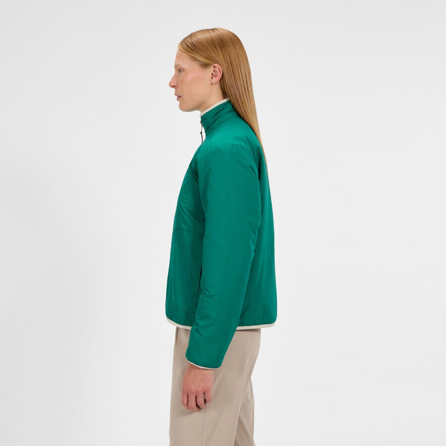 la mujer asperton chaqueta reversible - verdegris berghaus
