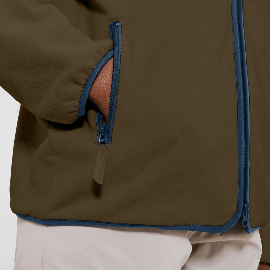 unisex 1997 chaqueta de lana marróngris berghaus