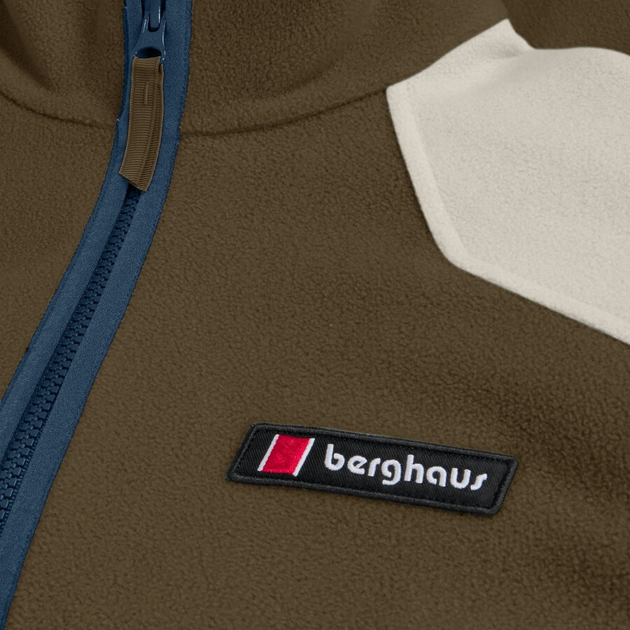 unisex 1997 chaqueta de lana marróngris berghaus