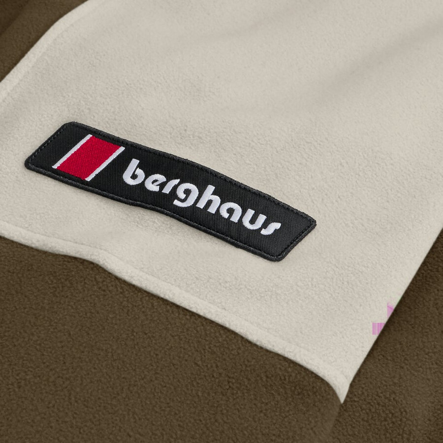 unisex 1997 chaqueta de lana marróngris berghaus