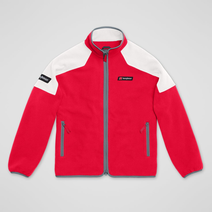 unisex 1997 chaqueta de lana - rojonatural berghaus