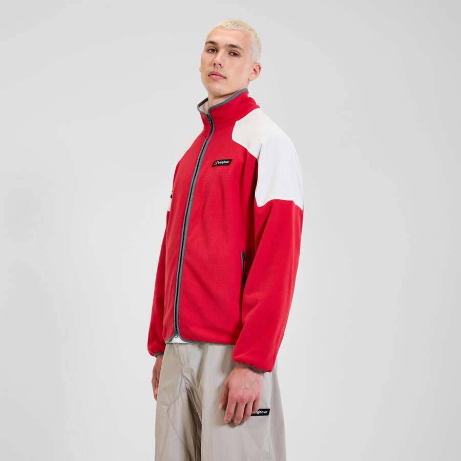 unisex 1997 chaqueta de lana - rojonatural berghaus