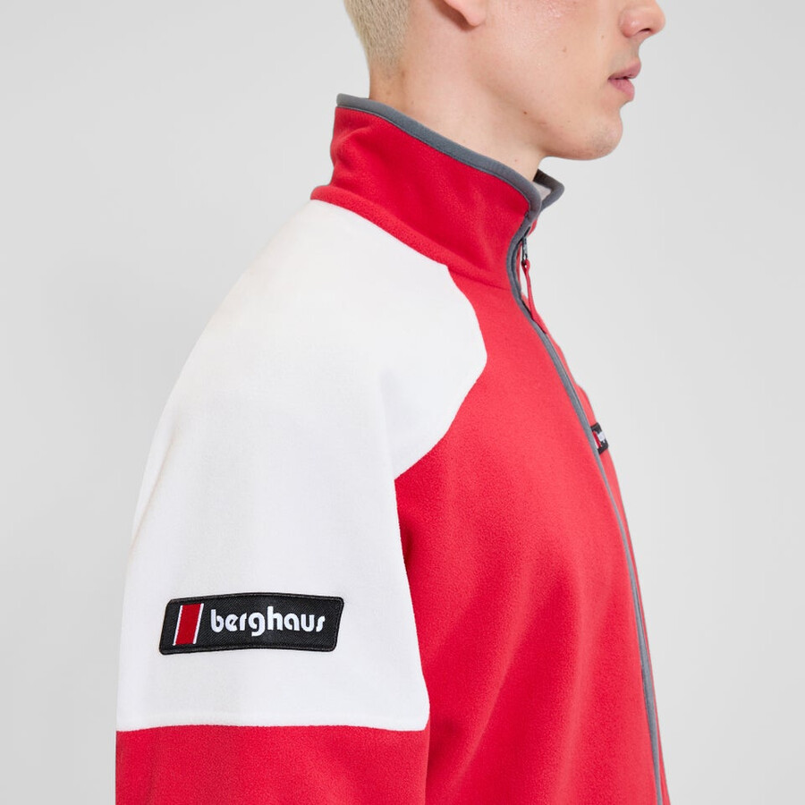 unisex 1997 chaqueta de lana - rojonatural berghaus