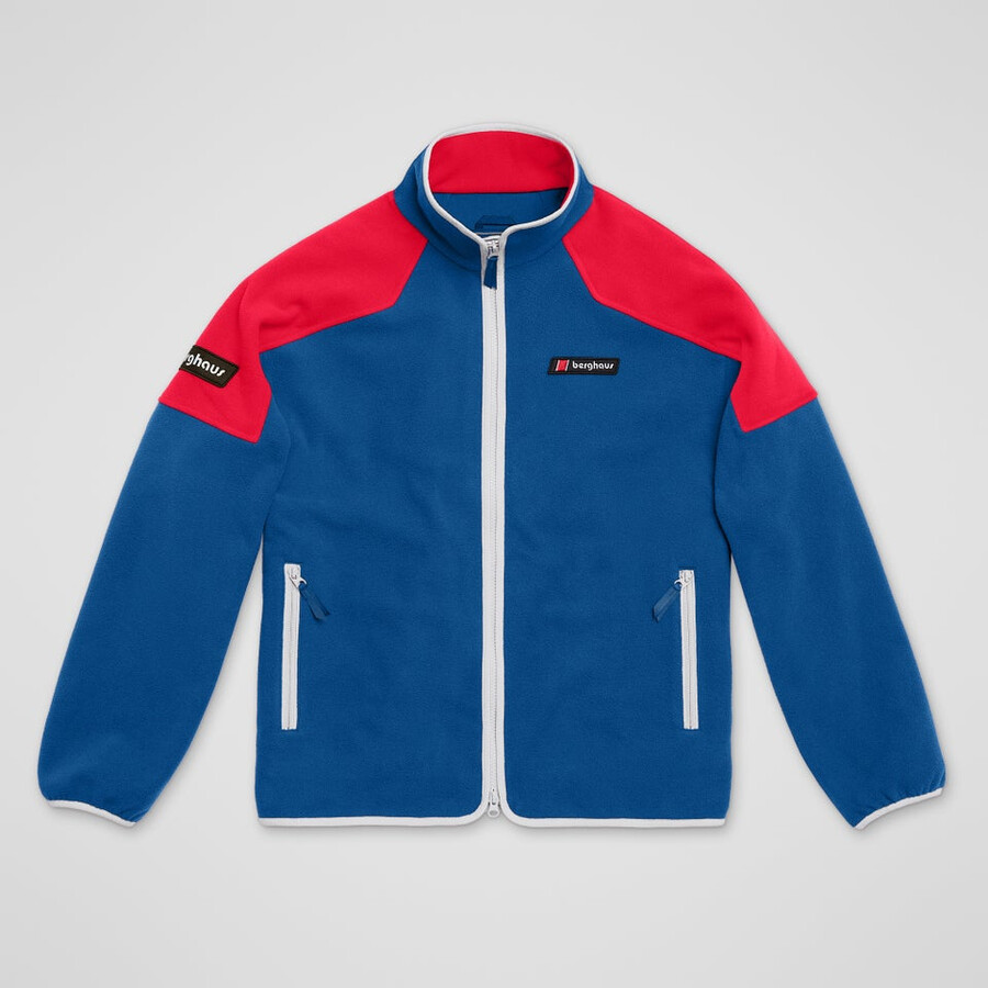 unisex 1997 chaqueta de lana - azulrojo berghaus