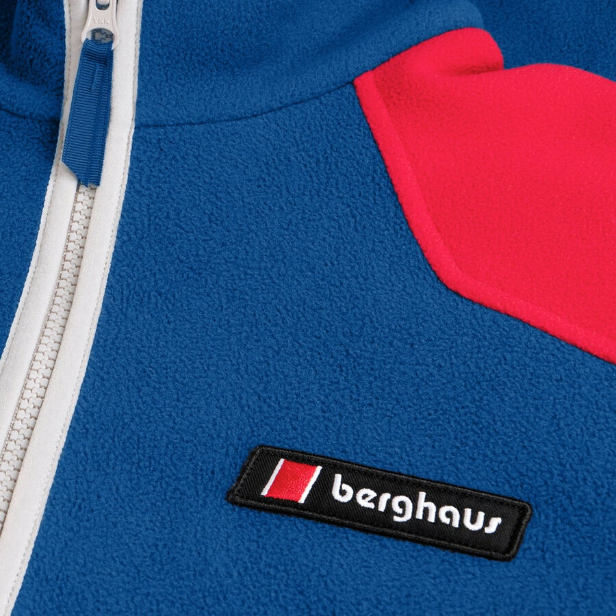 unisex 1997 chaqueta de lana - azulrojo berghaus