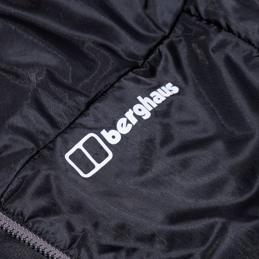 las mujeres del mtn areté lb sintético chaleco grisnegro berghaus