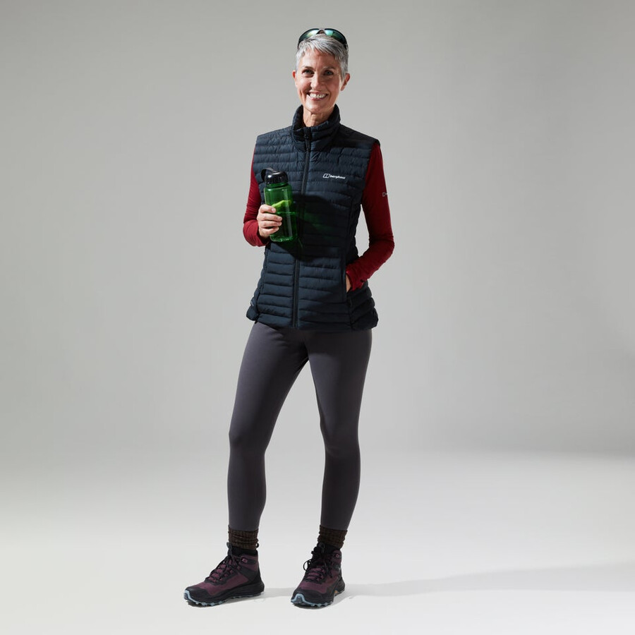 la mujer nula chaleco - negro berghaus