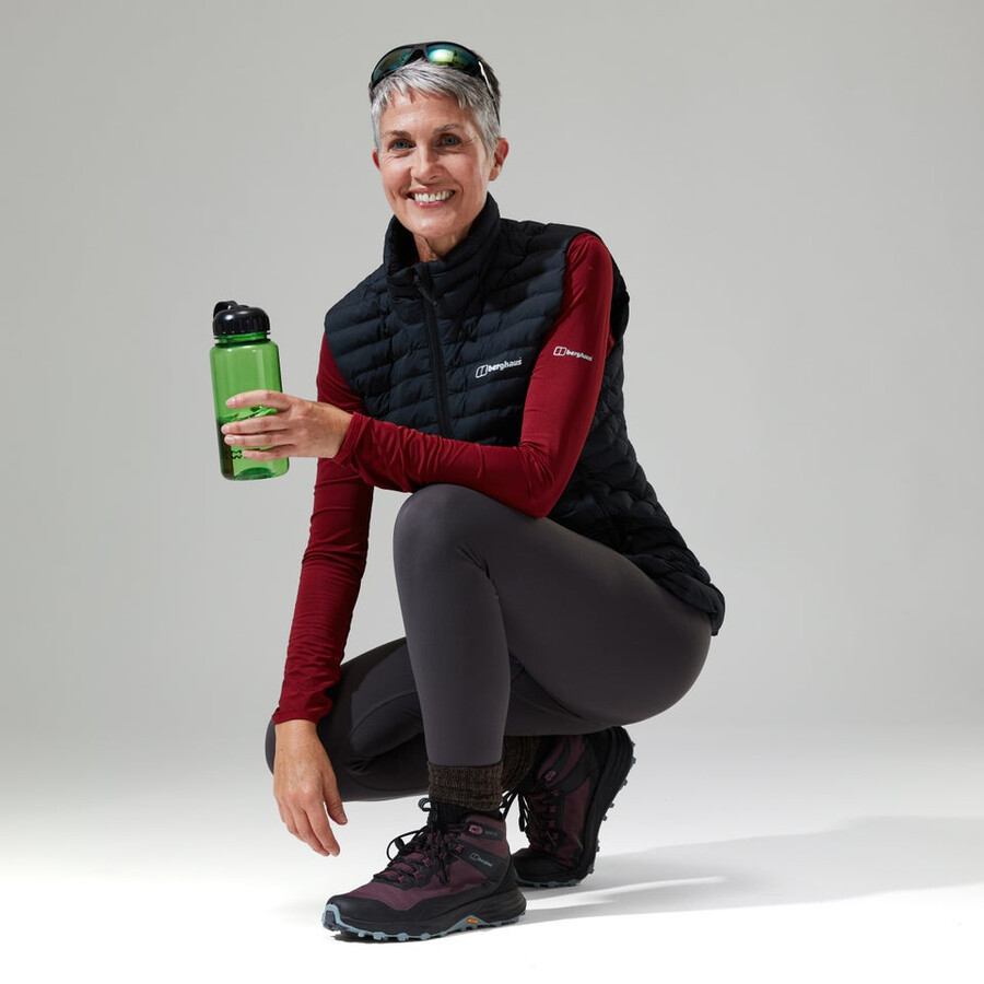 la mujer nula chaleco - negro berghaus