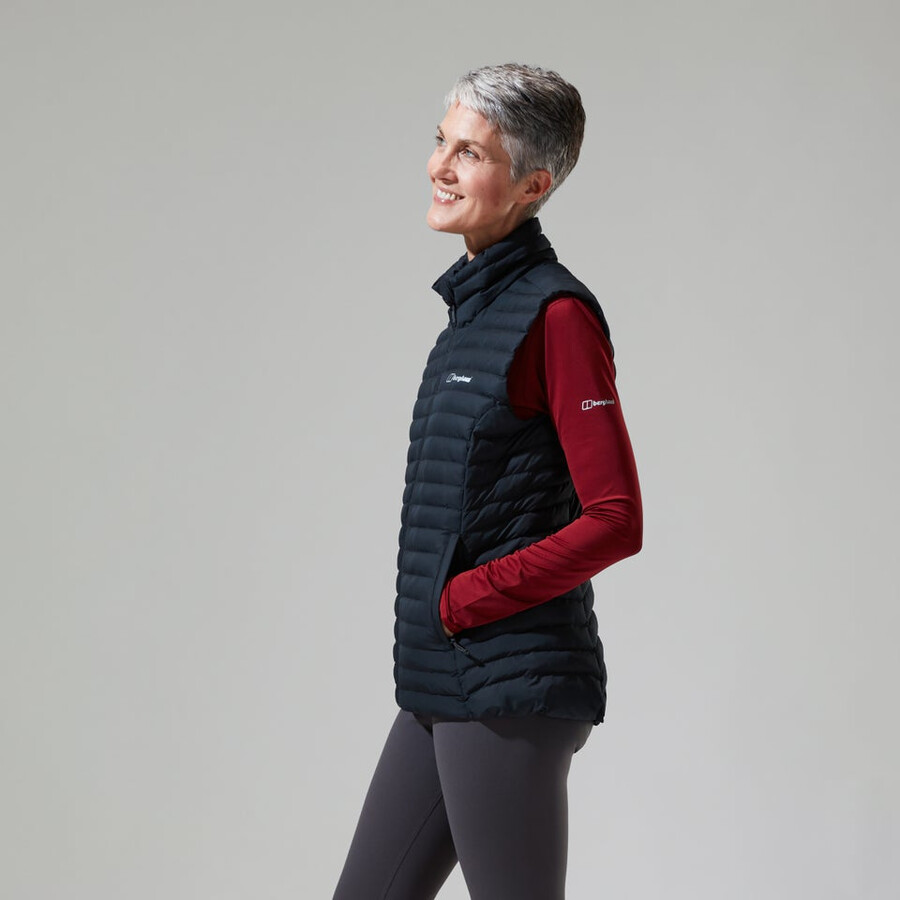 la mujer nula chaleco - negro berghaus