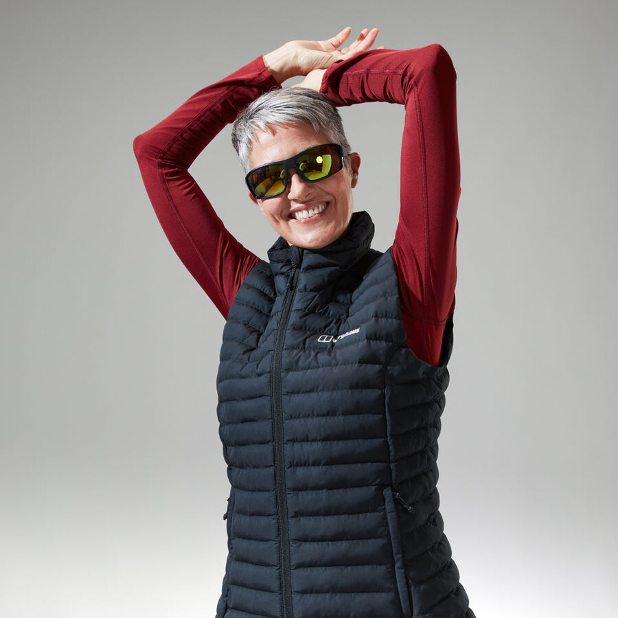 la mujer nula chaleco - negro berghaus