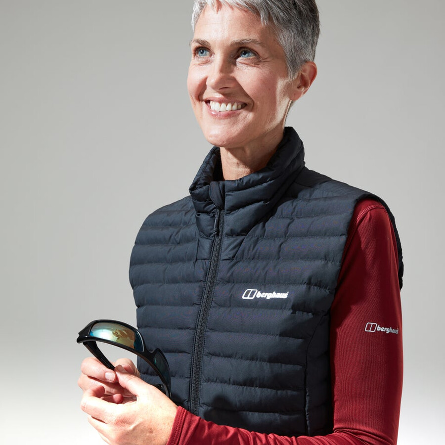 la mujer nula chaleco - negro berghaus