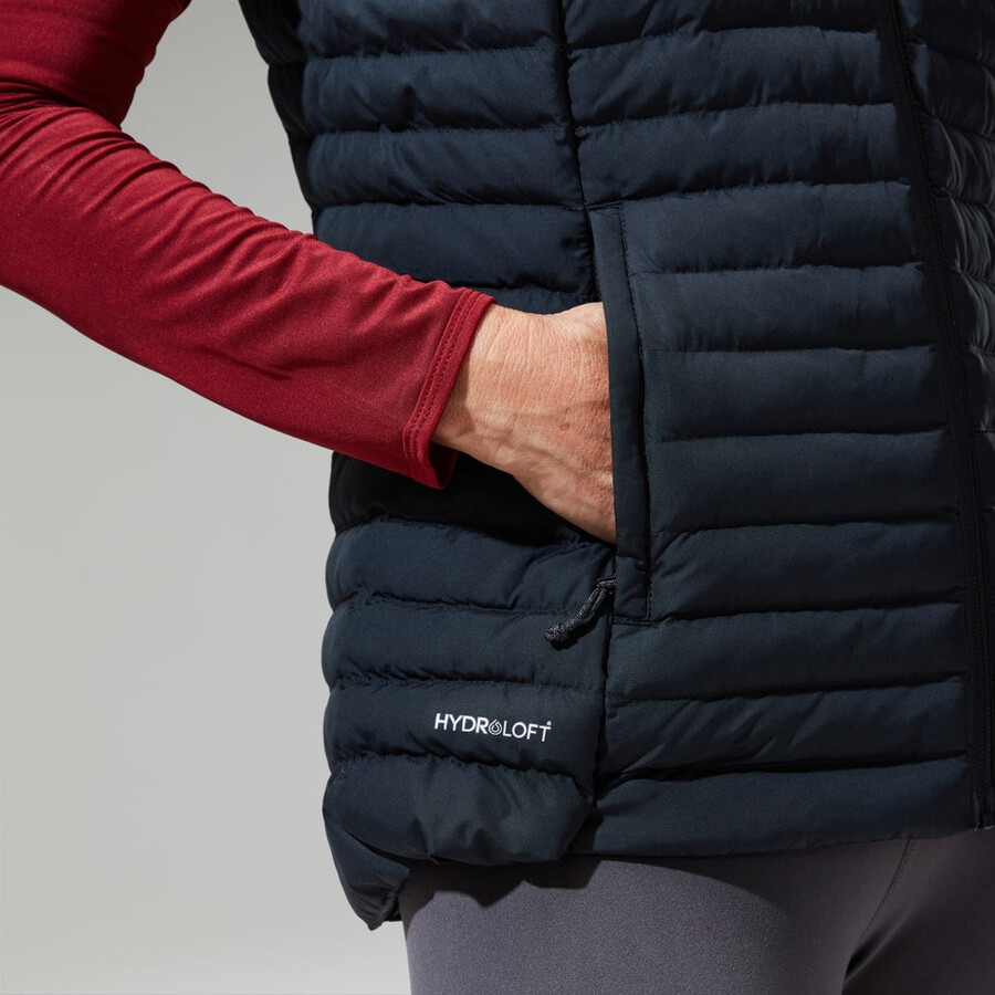 la mujer nula chaleco - negro berghaus