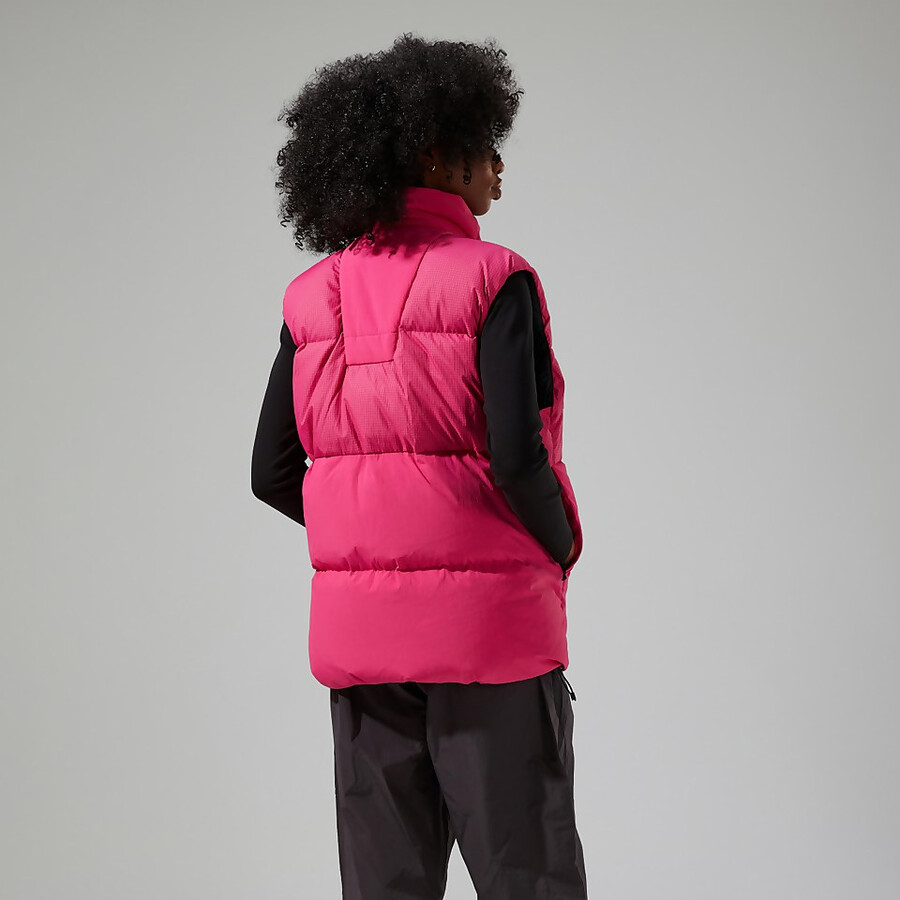 unisex sabber abajo aislados gilet - rosa berghaus