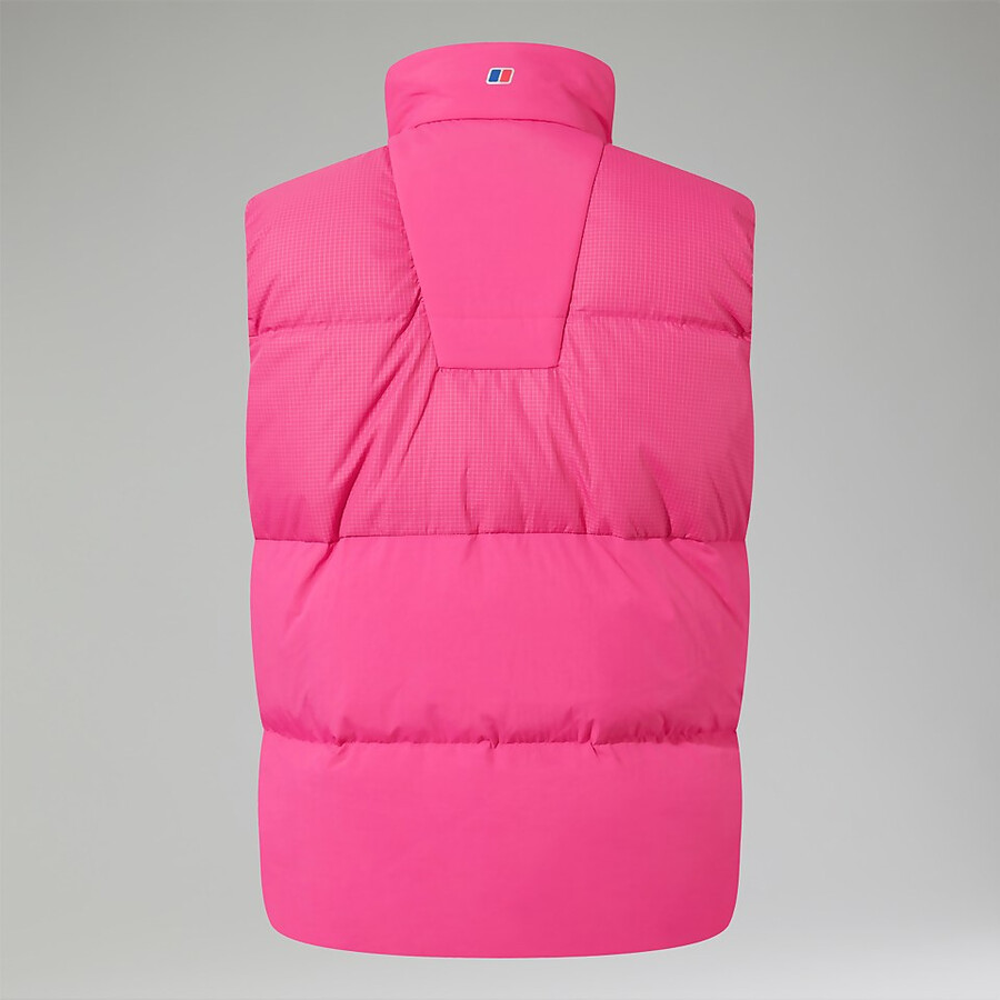 unisex sabber abajo aislados gilet - rosa berghaus