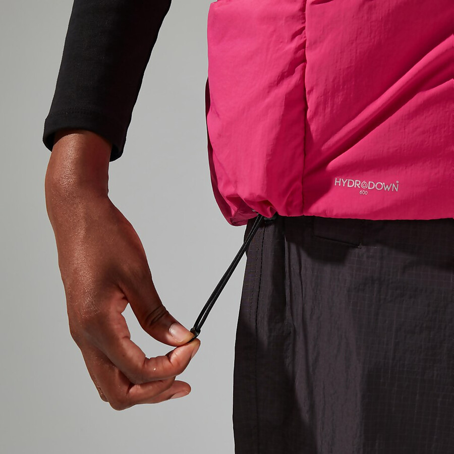 unisex sabber abajo aislados gilet - rosa berghaus