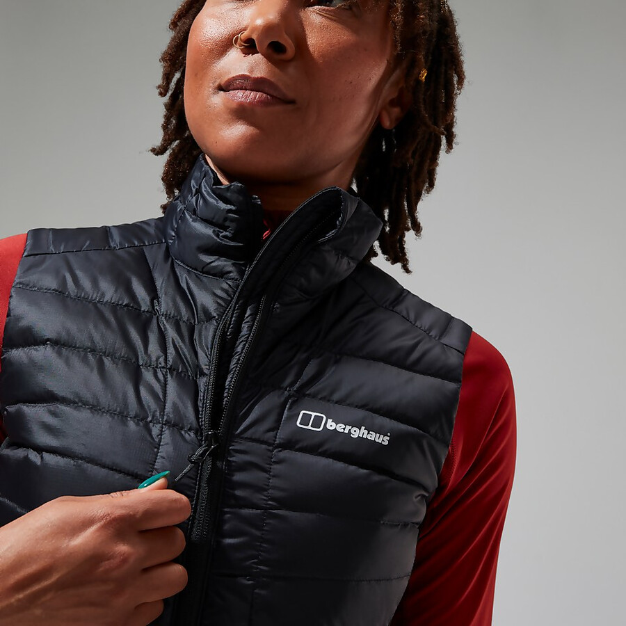 la mujer de tefra 2.0 aislado gilet - negro berghaus