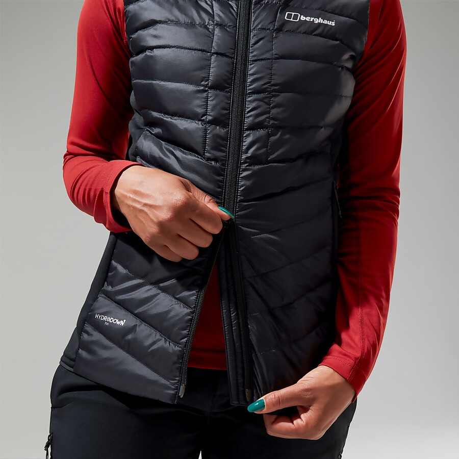 la mujer de tefra 2.0 aislado gilet - negro berghaus