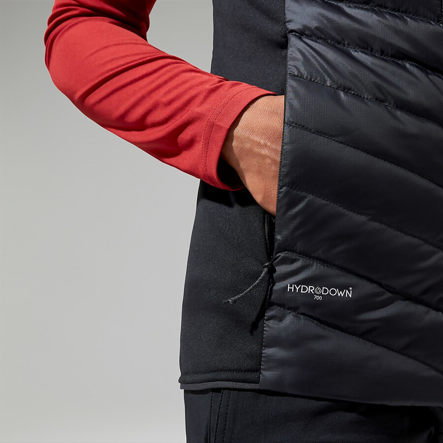 la mujer de tefra 2.0 aislado gilet - negro berghaus