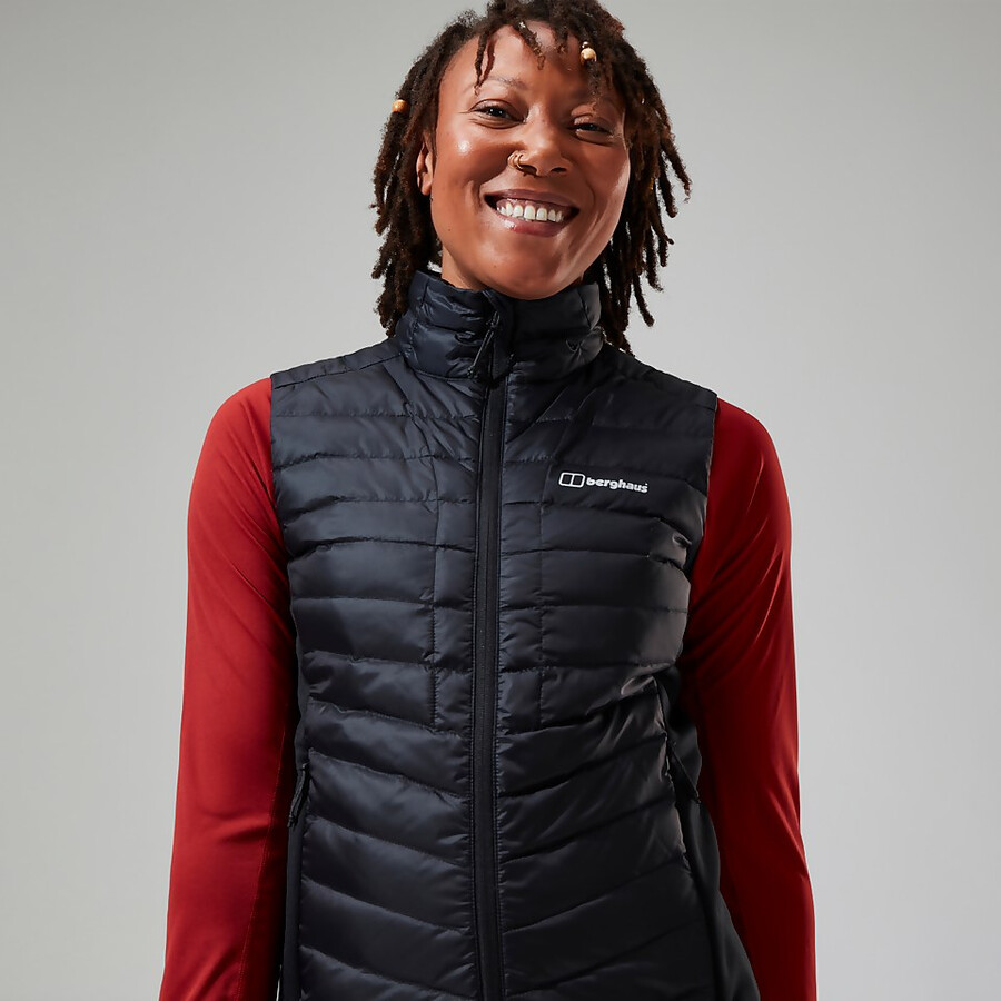 la mujer de tefra 2.0 aislado gilet - negro berghaus