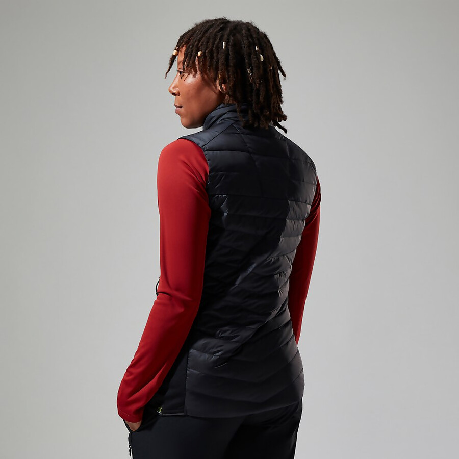 la mujer de tefra 2.0 aislado gilet - negro berghaus
