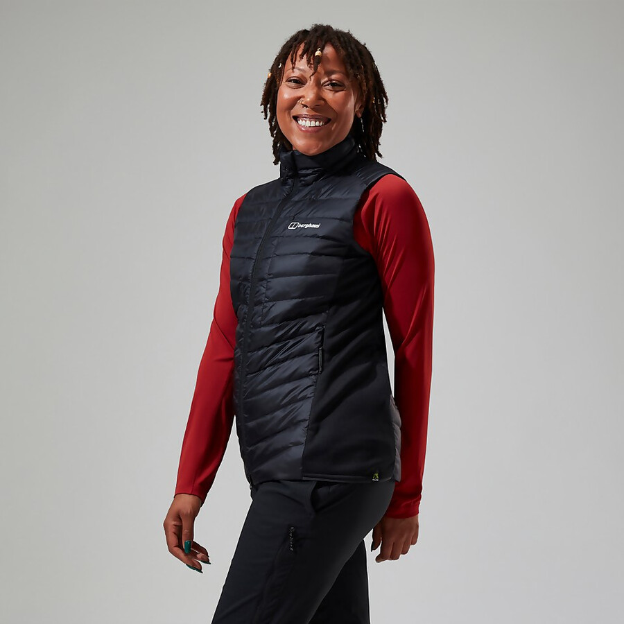 la mujer de tefra 2.0 aislado gilet - negro berghaus