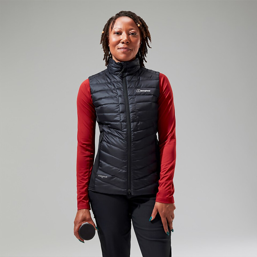 la mujer de tefra 2.0 aislado gilet - negro berghaus