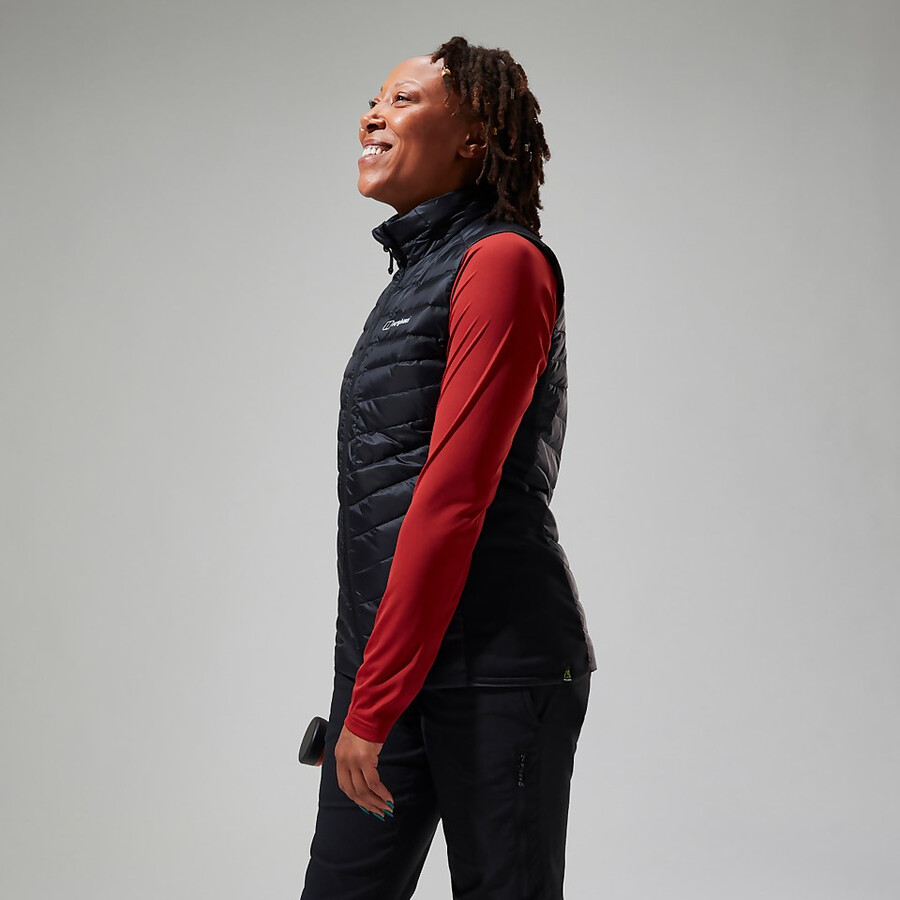 la mujer de tefra 2.0 aislado gilet - negro berghaus