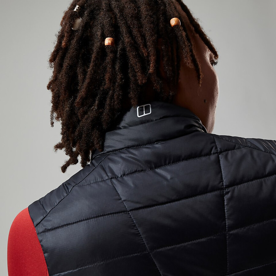 la mujer de tefra 2.0 aislado gilet - negro berghaus