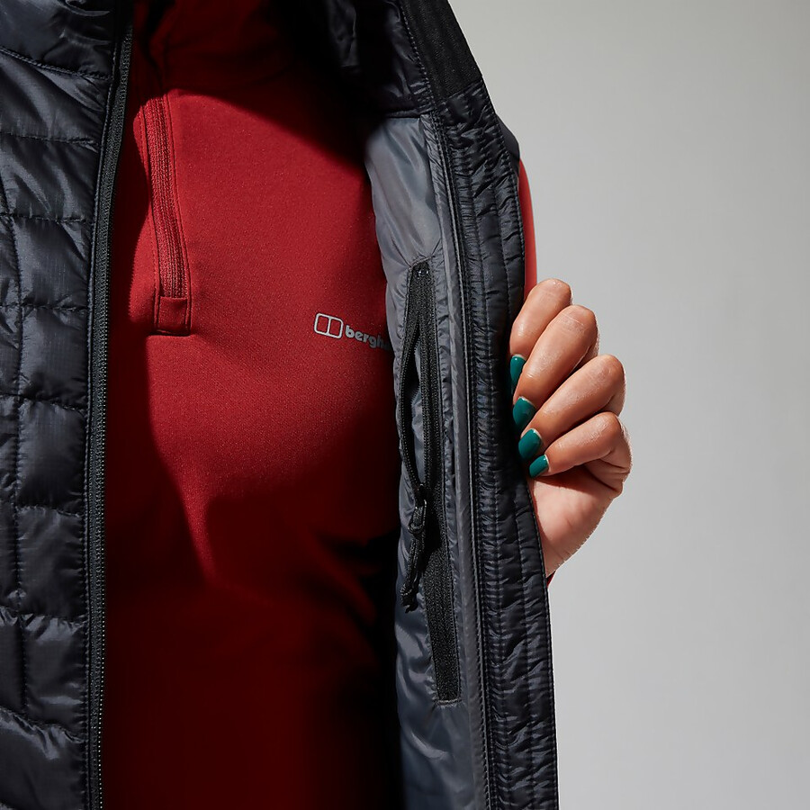 la mujer de tefra 2.0 aislado gilet - negro berghaus