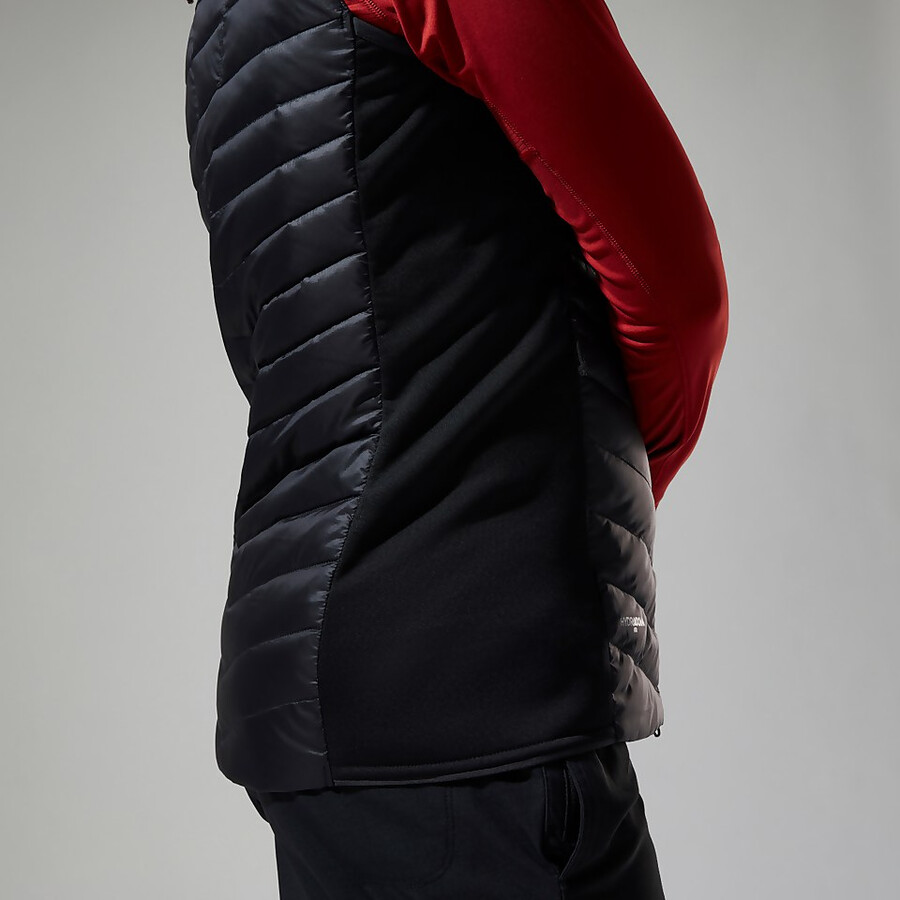 la mujer de tefra 2.0 aislado gilet - negro berghaus