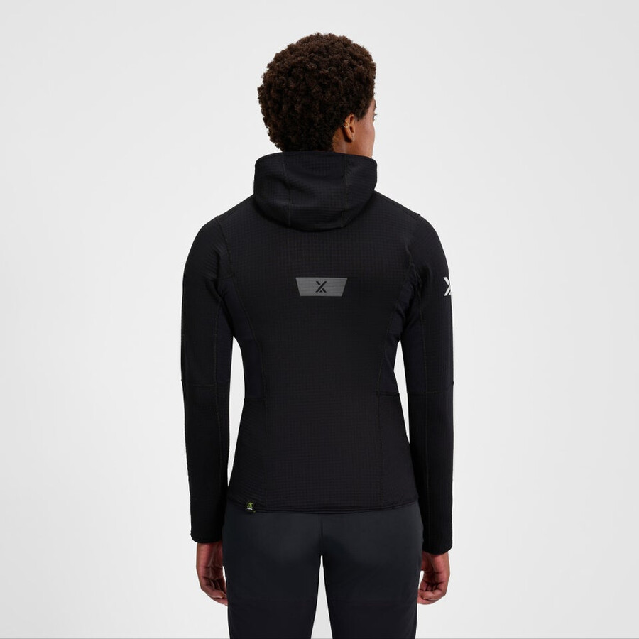 las mujeres del mtn guía con capucha - negro berghaus
