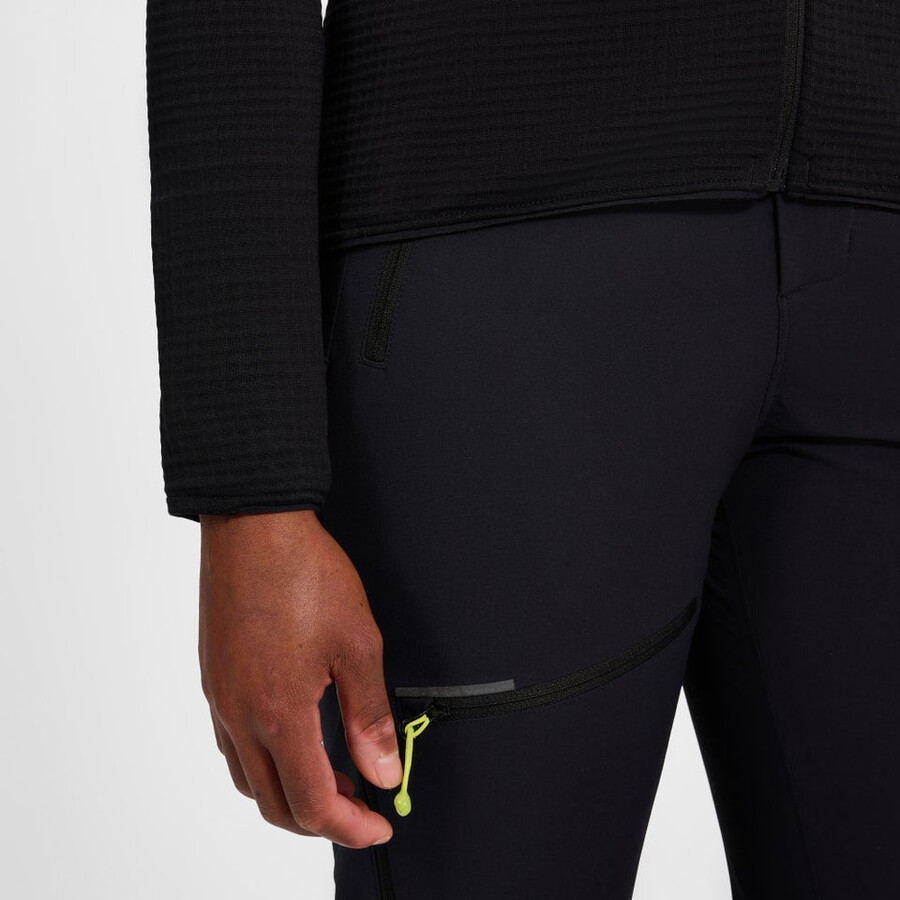 las mujeres del mtn guía con capucha - negro berghaus