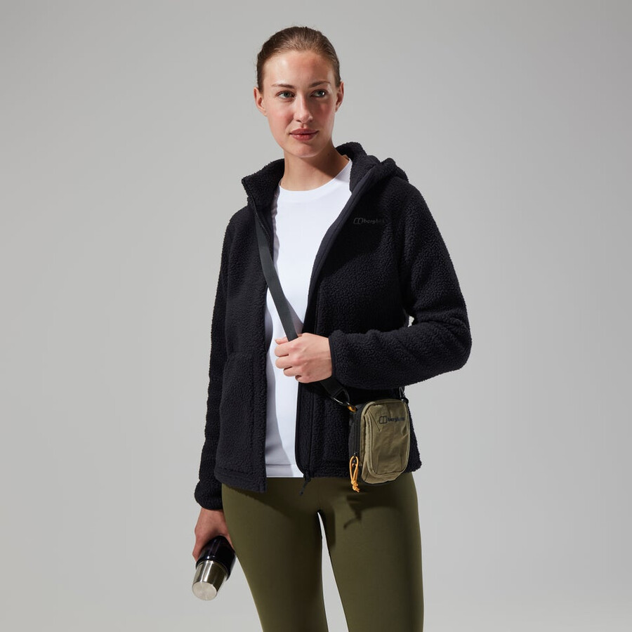 la mujer darria fz chaqueta con capucha - negro berghaus