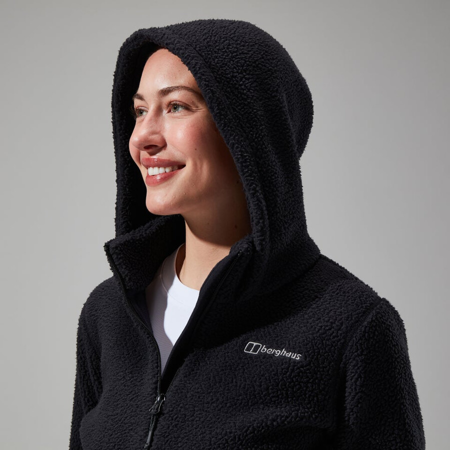la mujer darria fz chaqueta con capucha - negro berghaus