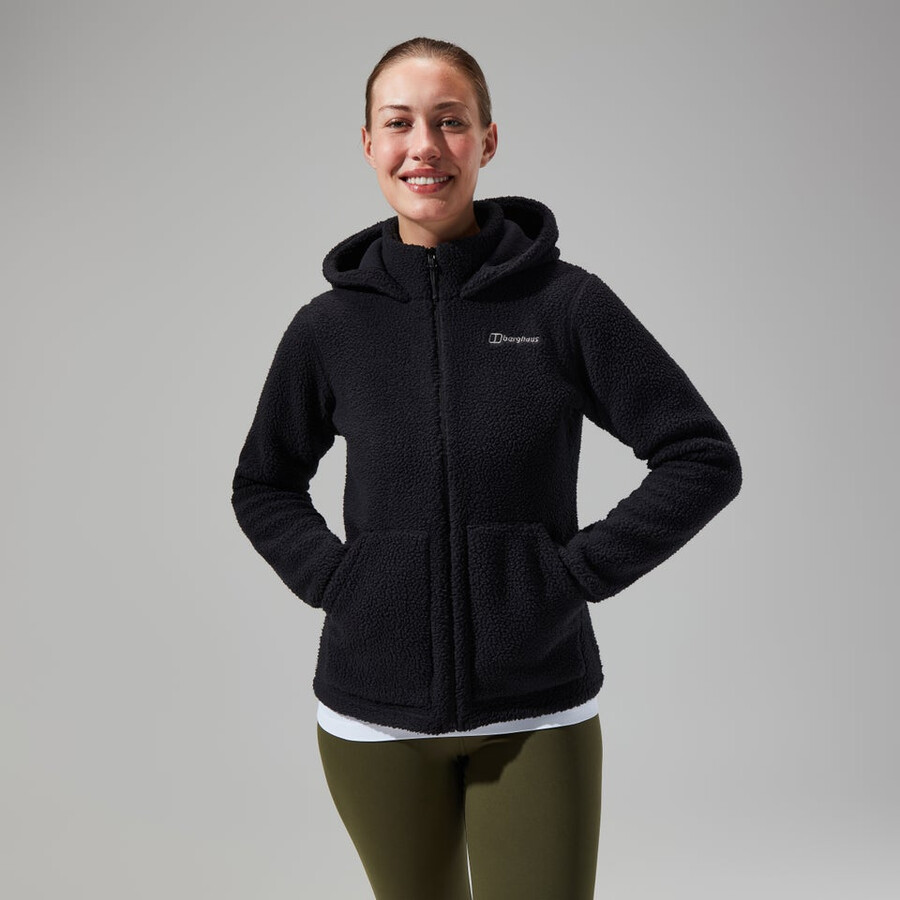 la mujer darria fz chaqueta con capucha - negro berghaus