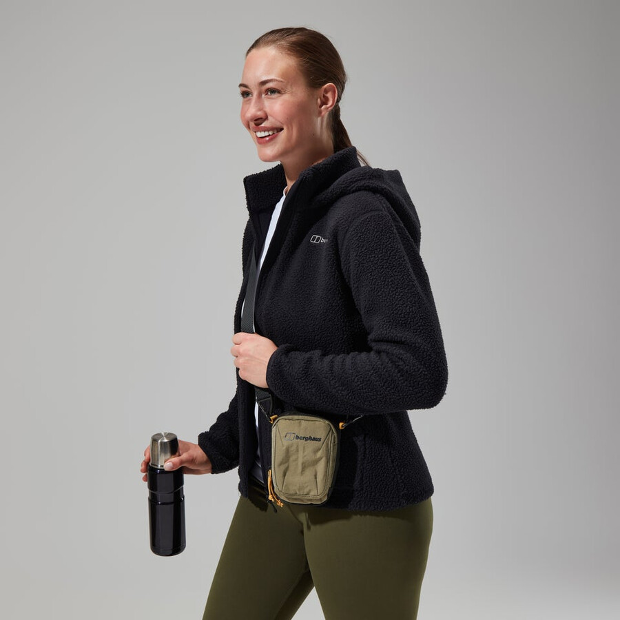 la mujer darria fz chaqueta con capucha - negro berghaus