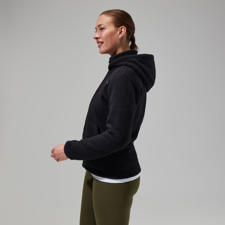 la mujer darria fz chaqueta con capucha - negro berghaus