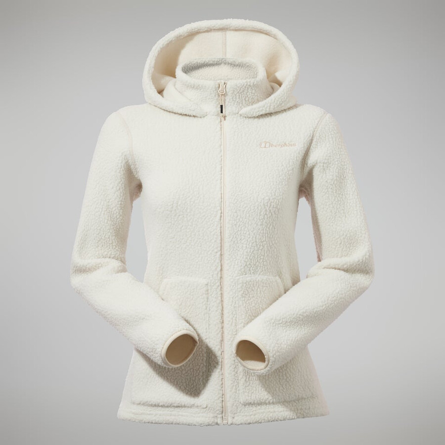 la mujer darria fz chaqueta con capucha - natural berghaus