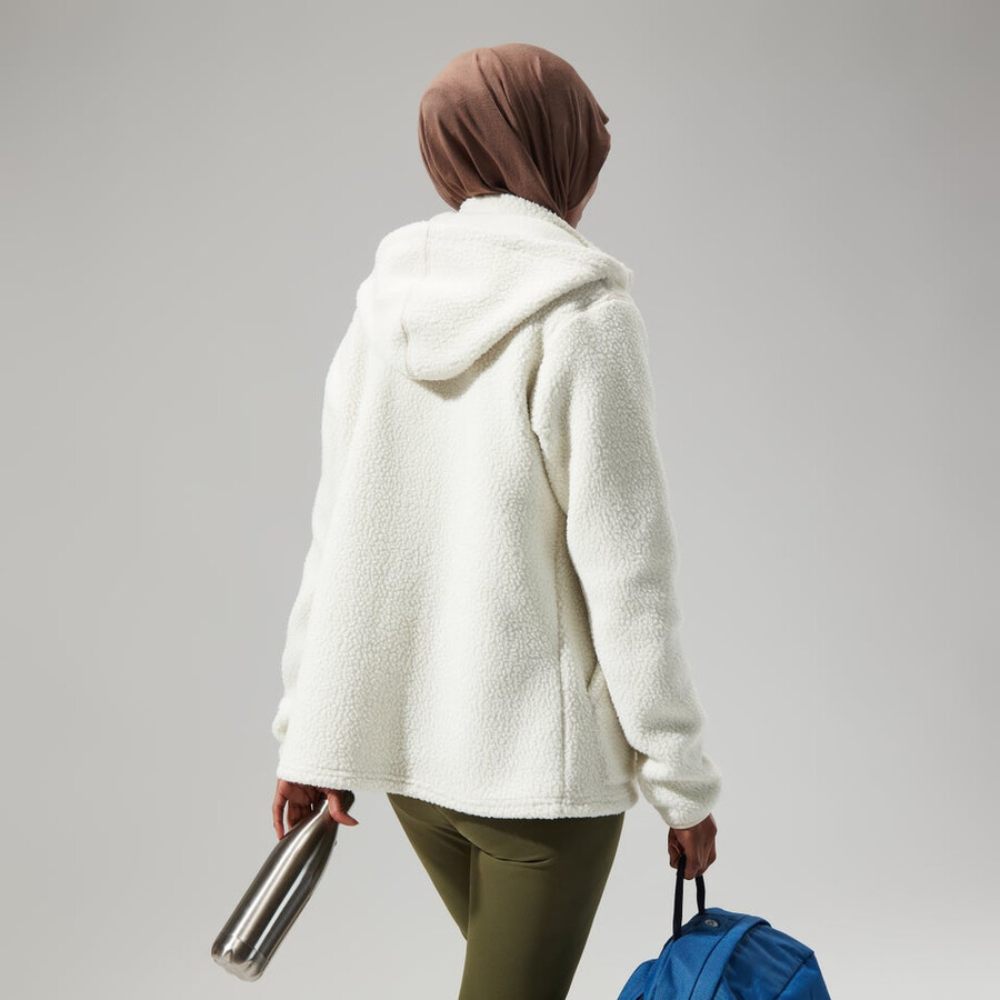 la mujer darria fz chaqueta con capucha - natural berghaus