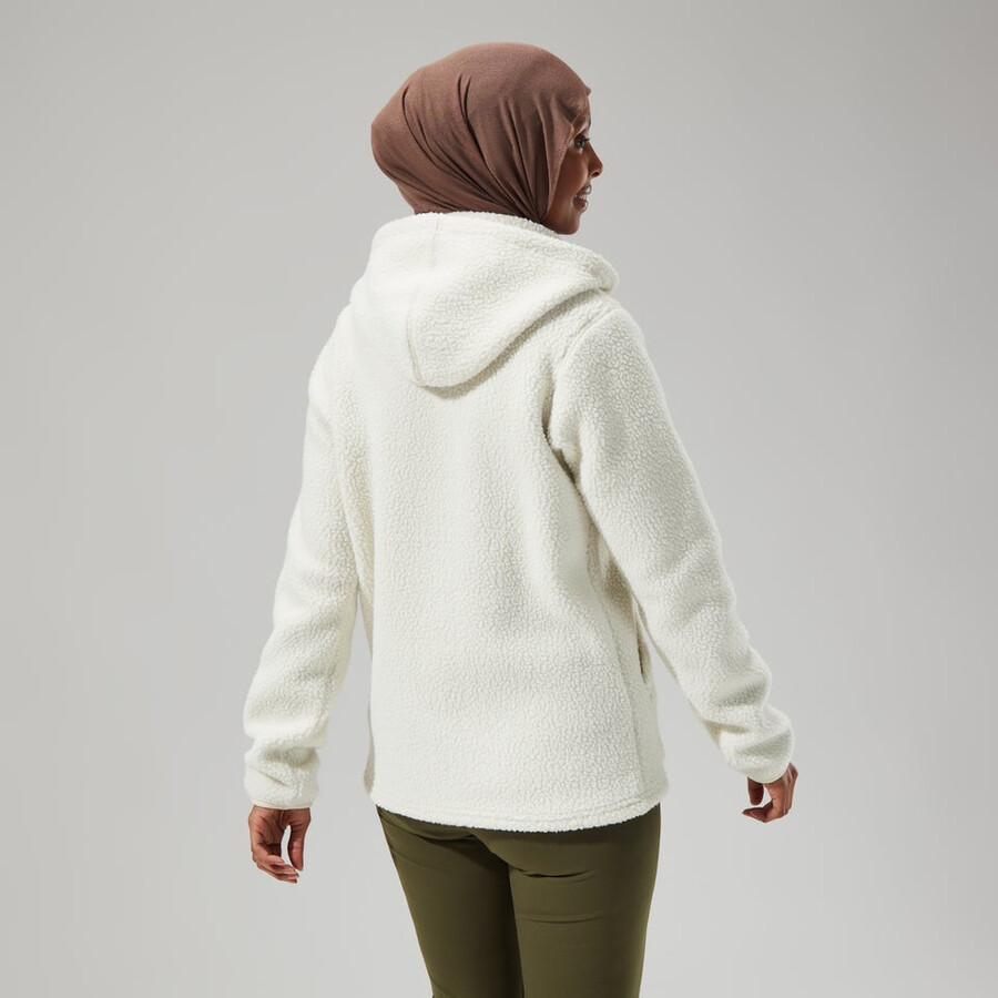 la mujer darria fz chaqueta con capucha - natural berghaus
