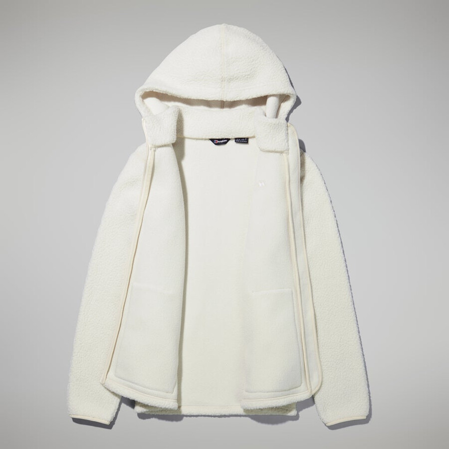 la mujer darria fz chaqueta con capucha - natural berghaus