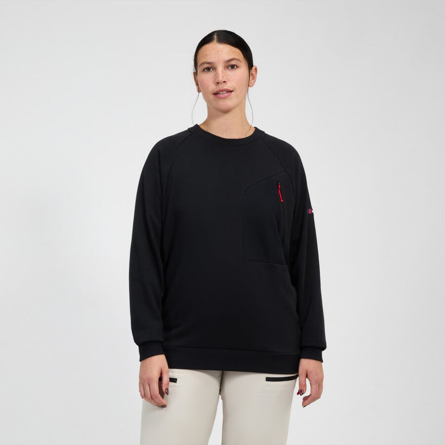 unisex tormenta 25 de la tripulación de suéter negro berghaus
