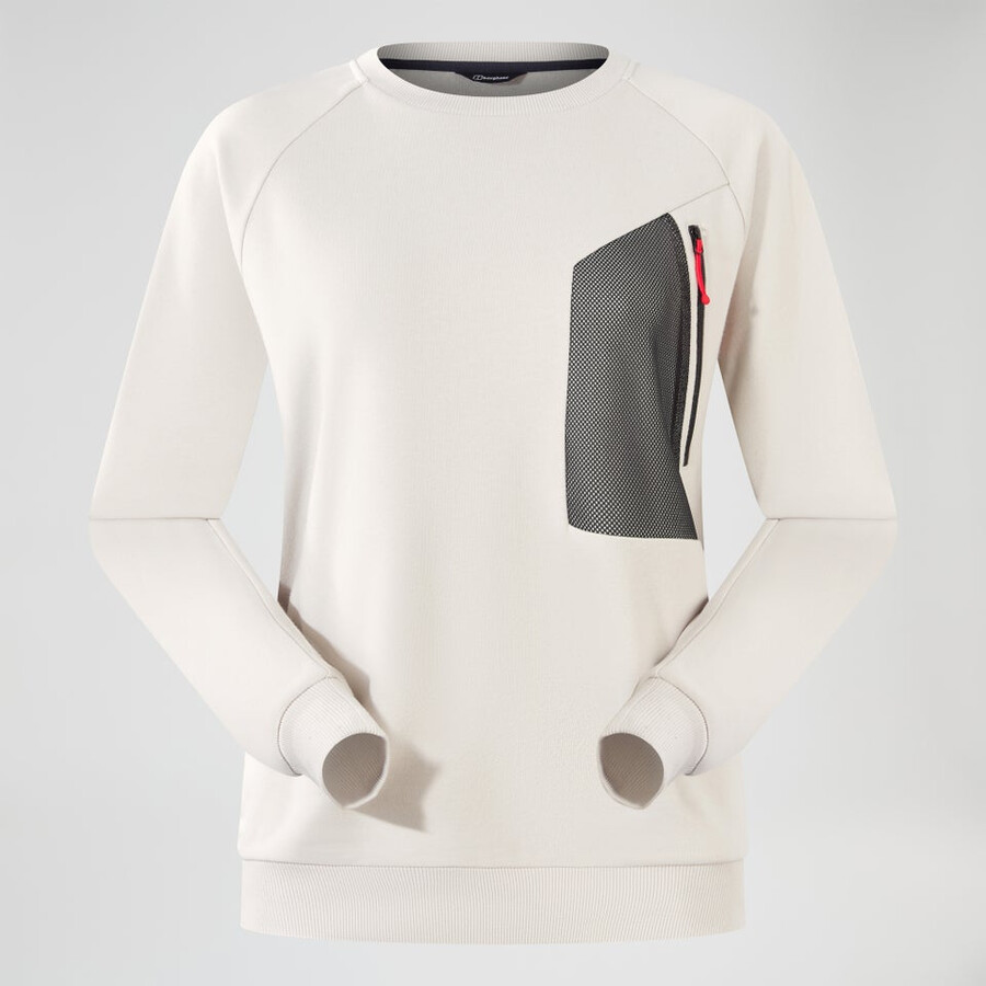 unisex tormenta 25 de la tripulación de suéter gris berghaus
