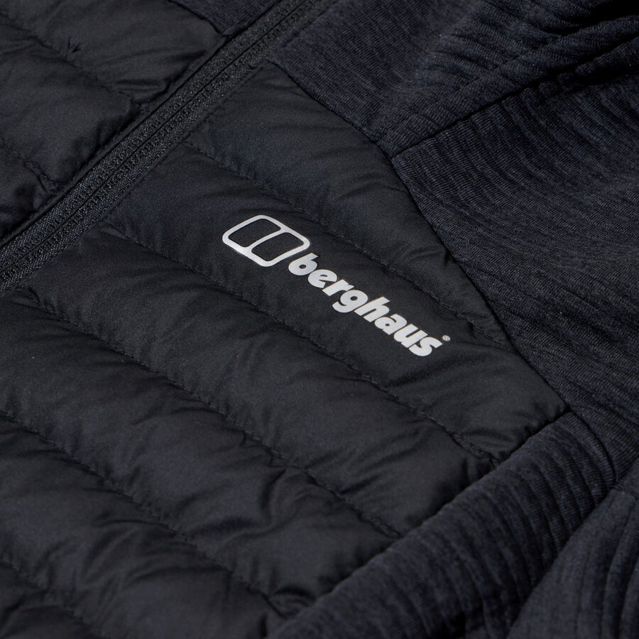 la mujer nula híbrido chaqueta - negro berghaus