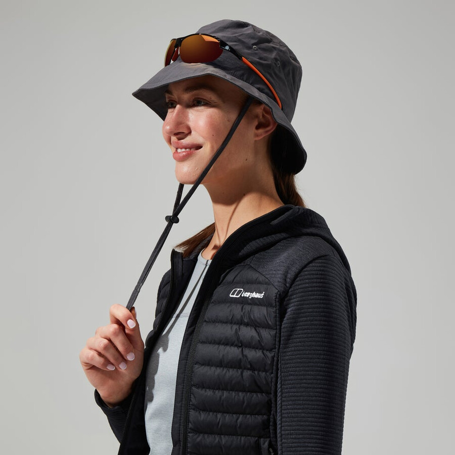 la mujer nula híbrido chaqueta - negro berghaus