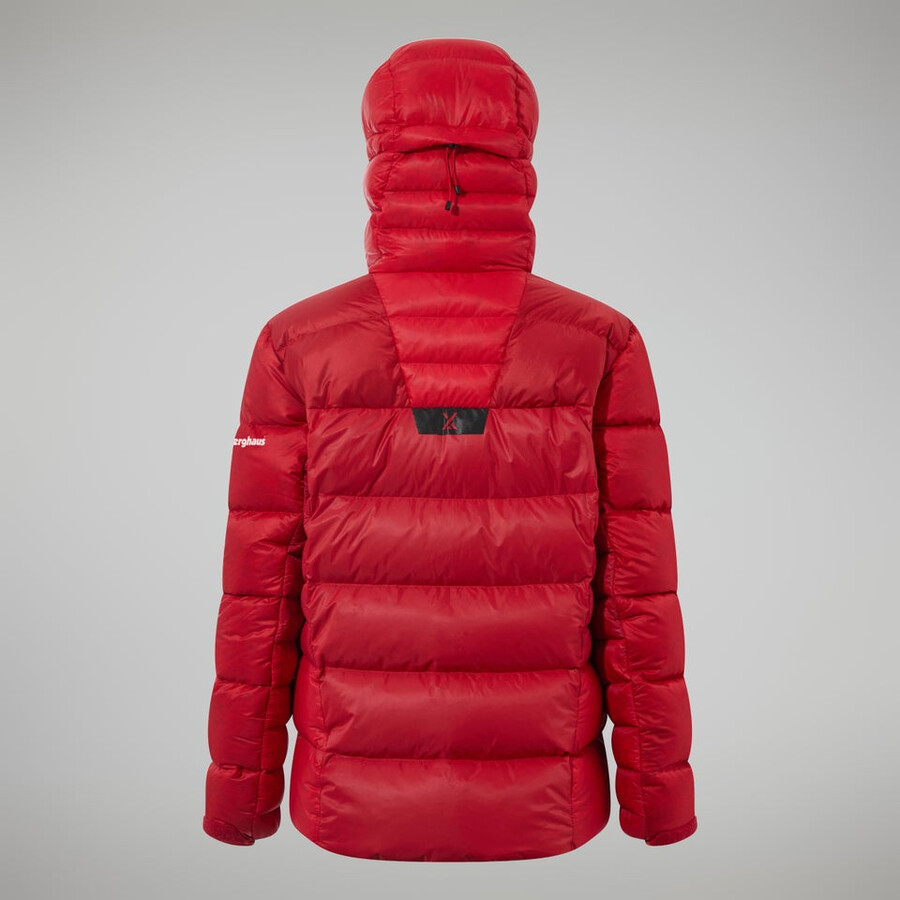 las mujeres del mtn areté ultra abajo con capucha - rojo berghaus