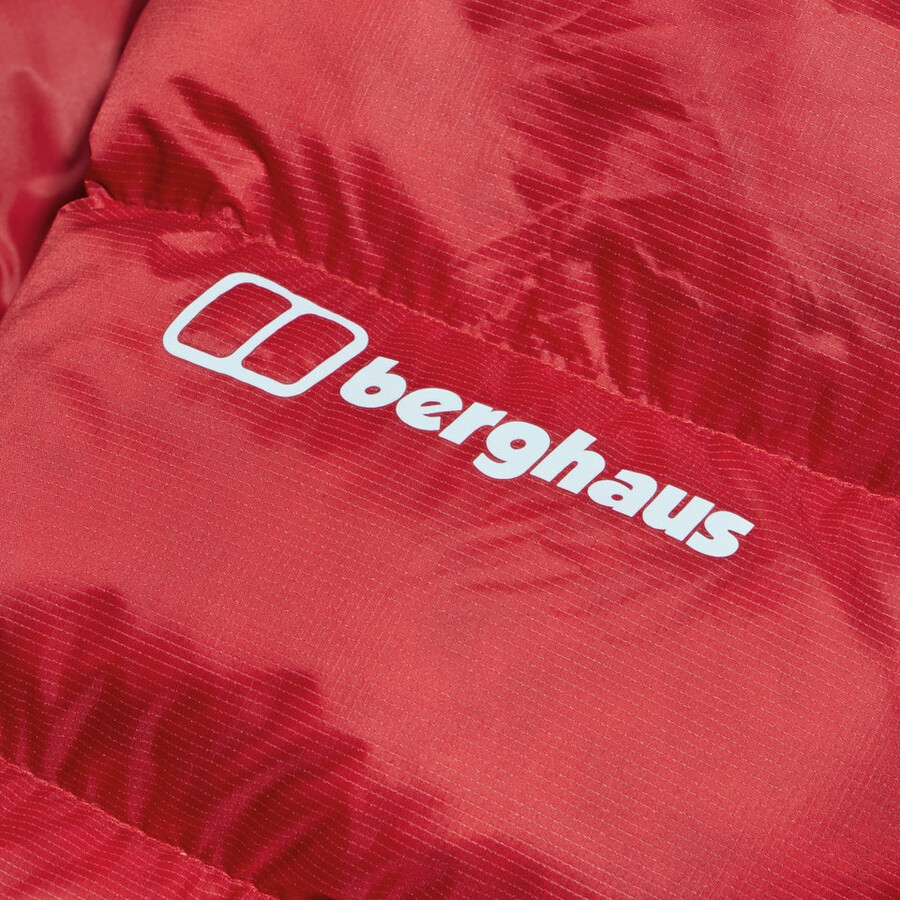 las mujeres del mtn areté ultra abajo con capucha - rojo berghaus